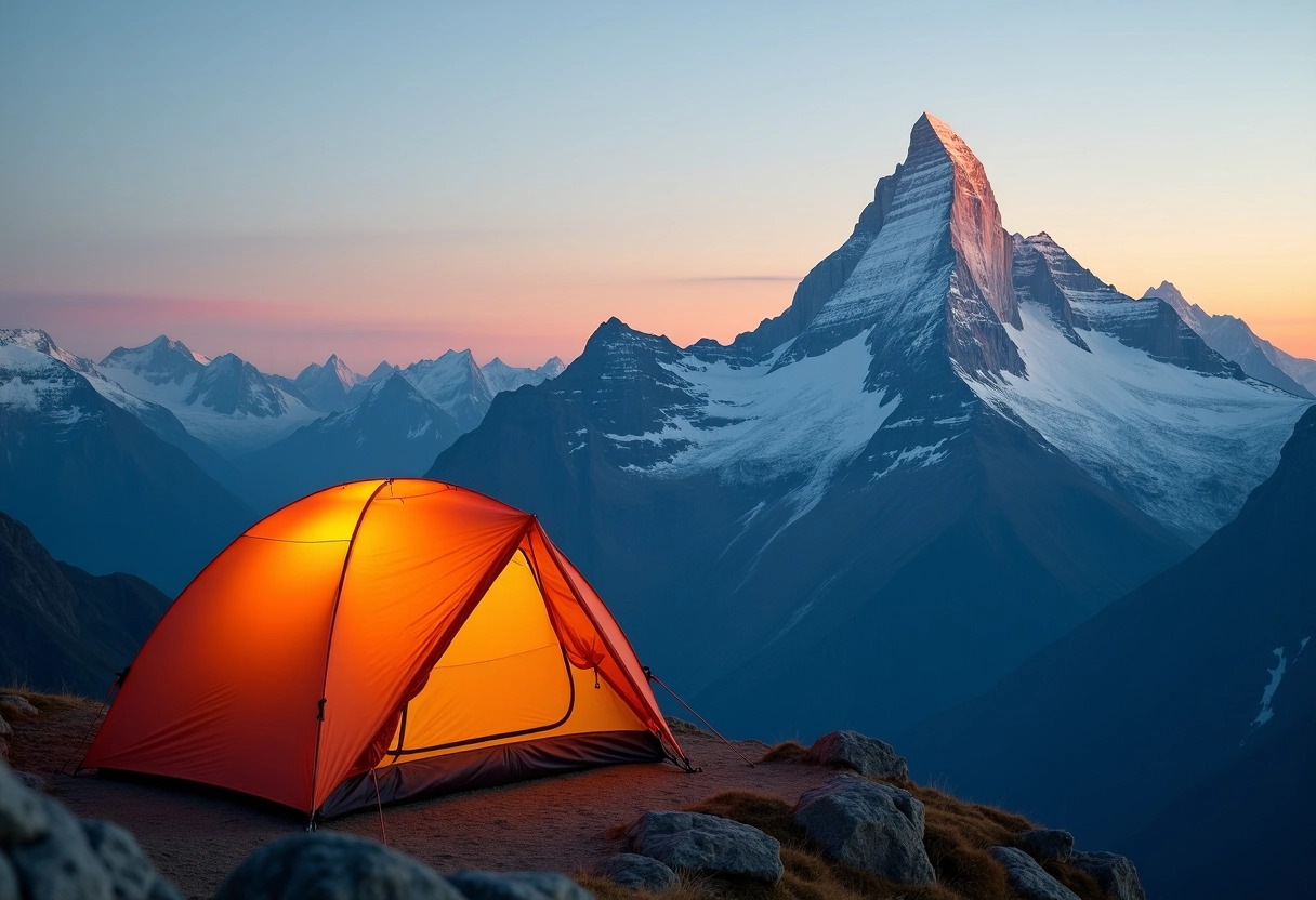 mont blanc tent camping