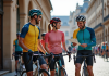 Capitale mondiale du vélo : quel est le meilleur endroit pour les amateurs de vélo ? Groupe de cyclistes souriants dans une ville historique