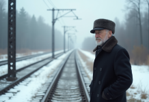 Constructeur du Transsibérien : histoire et informations clés sur cette voie ferrée légendaire Ingenieur russe age en Siberie au bord des rails enneiges